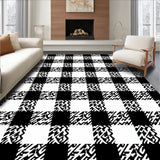 Buffalo Plaid Holiday Farmhouse Decorative Accent(Black)