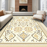 Chic Beige Tribal Area Indoor Entryway for Home(Beige)