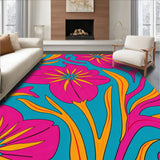 Abstract Botanical Petal Swirl Vibrant Artistic Expression(Pink)