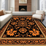 Classic Scroll Blossom Lattice Decorative Treasure (Black) - ODIKA