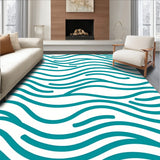 Tranquil Wave Rhythm Serene Ocean Breeze Drift (Teal) - ODIKA