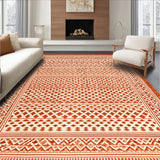 Artful Tiled Geometric Layout(Orange)