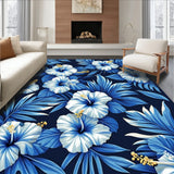 Stylish Tropical Print Accent(Blue)