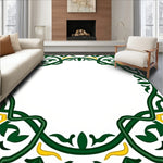 Enchanted Foliage Labyrinth Curved Border Artistic Impression (Green) - ODIKA