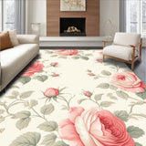 Rose Garden Pink Floral(Ivory)