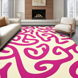 Creamy Abstract Animal Inspired Design with Subtle Ivory Accents (Pink)