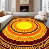 Celestial Sunrise Radiant Artistic Decorative (Yellow)