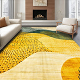 Geometric Spotted Kitchen Area(Yellow)