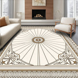 Luxurious Stripe Medallion Artisan(Beige)