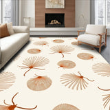 Nautical Seashell Starfish Beach Tropical Island(Brown)