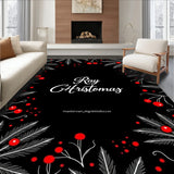 Festive Evergreen Doorway Accent Seasonal Welcoming Entryway(Black)