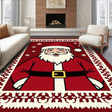 Jolly Santa Claus Welcoming Seasonal Entrance Decoration(Red)