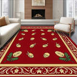 Victorian Holiday Botanical Treasure Luxury Surface(Red)