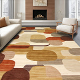 Autumnal Harvest Collection Area Rich Earth Tones Beige Brown(Beige)