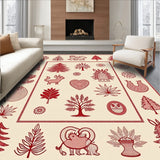 Heat Accent with Forest Animals Design(Beige)