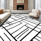 Nordic Chevron Motif with Crisp Accents(Black)