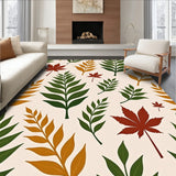 Botanical Harvest Medley with Fern and Maple Silhouettes(Ivory)