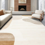 Contemporary Neutral With Sophisticated Abstract For Decor(Beige)
