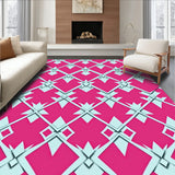Interlocking Lattice with Art Flair (Pink) - ODIKA