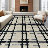 Ultra Soft Area Rug, Non Slip, Stain Resistant, Washable Area Rugs for Living Room, Bedroom, Zebra Wildlife Collection Runner(Beige)
