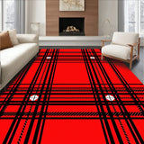Festive Plaid Yuletide Pathway Accent(Red)