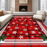 Frosty Wonderland Seasonal Accent Covering(Red)