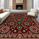 Holiday Festive Winter Celebration Decorative Enchanted Wonderland(Maroon)