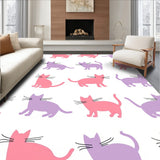 Charming Kitty Collection Stylish Featuring Elegant Whiskers(Pink)