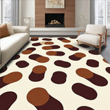 Abstract Animal Inspired Design Featuring Spotted Mosaic(Beige)
