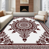 Medallion with Intricate Central Motif Design(Brown)