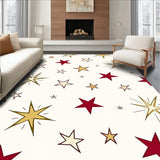 Yuletide Constellation Celestial Holiday Floor(White)