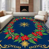 Holly Medallion with Boho Starburst Accents(Blue)