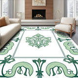 Damask Style Scrollwork with Classical European Influence(Green)