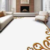 Luxurious Velvet Textured Spiral Embellishment Touch(Gold)