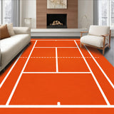 Tennis Court Outline(Orange)