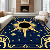 Gothic Celestial Eclipse Ornamental Design(Blue)