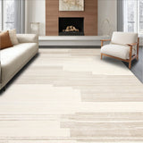 Ethereal Grip Non Slip Beige Runner with Delicate Weave(Beige)