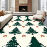 Festive Pine Tree Holiday Non Slip(Green)