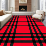 Traditional Tartan Inspired with Strong Contrast Layout(Red)