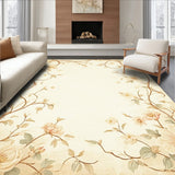 Beige Floral Entry Ultra Indoor Small(Beige)
