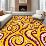 Vintage Abstract Swirl Enchanting Distinctive Heritage Treasure (Yellow)