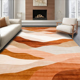 Terracotta Vista Easy Clean Contemporary Indoor Area(Brown)