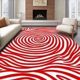 Christmas Peppermint Twist Half Circle with Stripe(Red)
