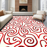 Elegant Swirl Celebration Tapestry(Red)