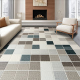 Ultra Soft Area Rug, Non Slip, Stain Resistant, Washable Area Rugs for Living Room, Bedroom, Non-Slip Low Pile Rug for Pet-Friendly Dining Spaces(Beige)