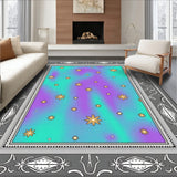 Festive Cluster Design with Lacy Frosted Details(Blue)