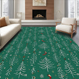Joyful Winter Woodland Spruce Needle Hallway(Green)