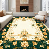 Ornate Floral Motif Area for Home Entry(Gold)