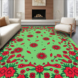 Enchanted Garden Blossom Petal Whimsical Fantasy Wonderland(Green)