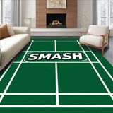 Badminton Court Smash Design(Green)